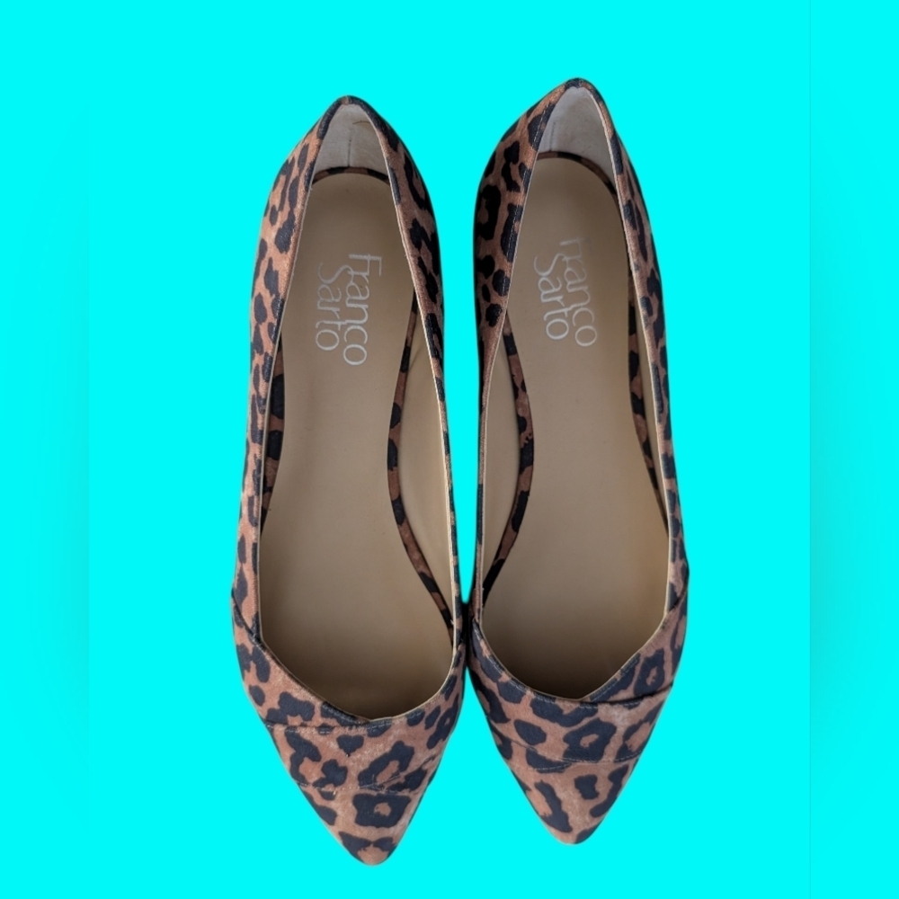 Franco Sarto Animal Print Flats-NWOT